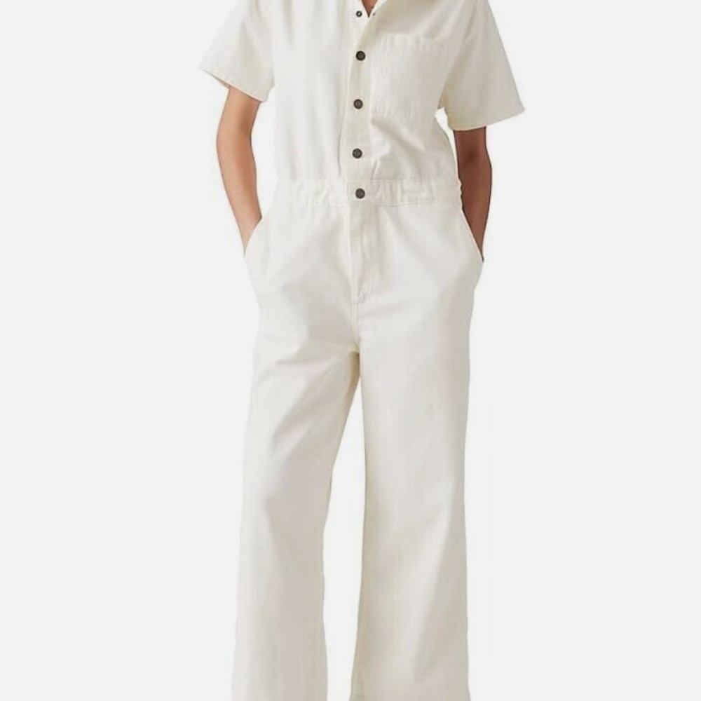 NWT Levi's Womens Short Sleeve Heritage Jumpsuit - Size L